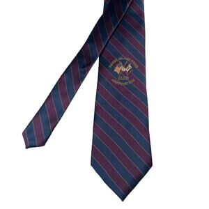 Rhode Island Elks Men's Tie Blue Purple 3.25x60 Classic Striped BPOE